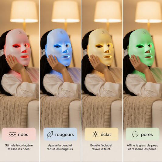 Masque LED Photothérapie 7 Couleurs™