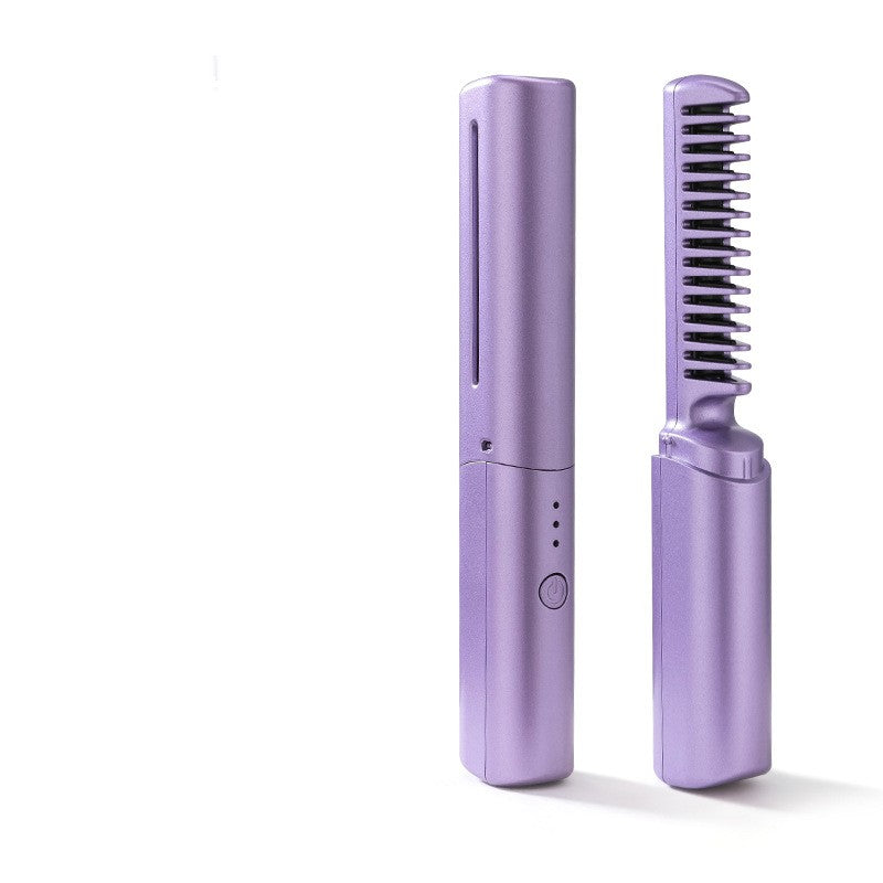 Peigne Chauffant Sans Fil 2-en-1