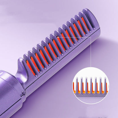 Peigne Chauffant Sans Fil 2-en-1