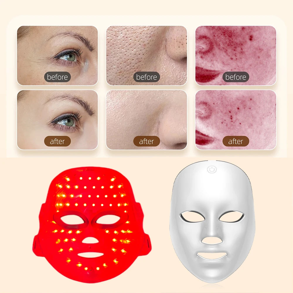 Masque LED Photothérapie 7 Couleurs™