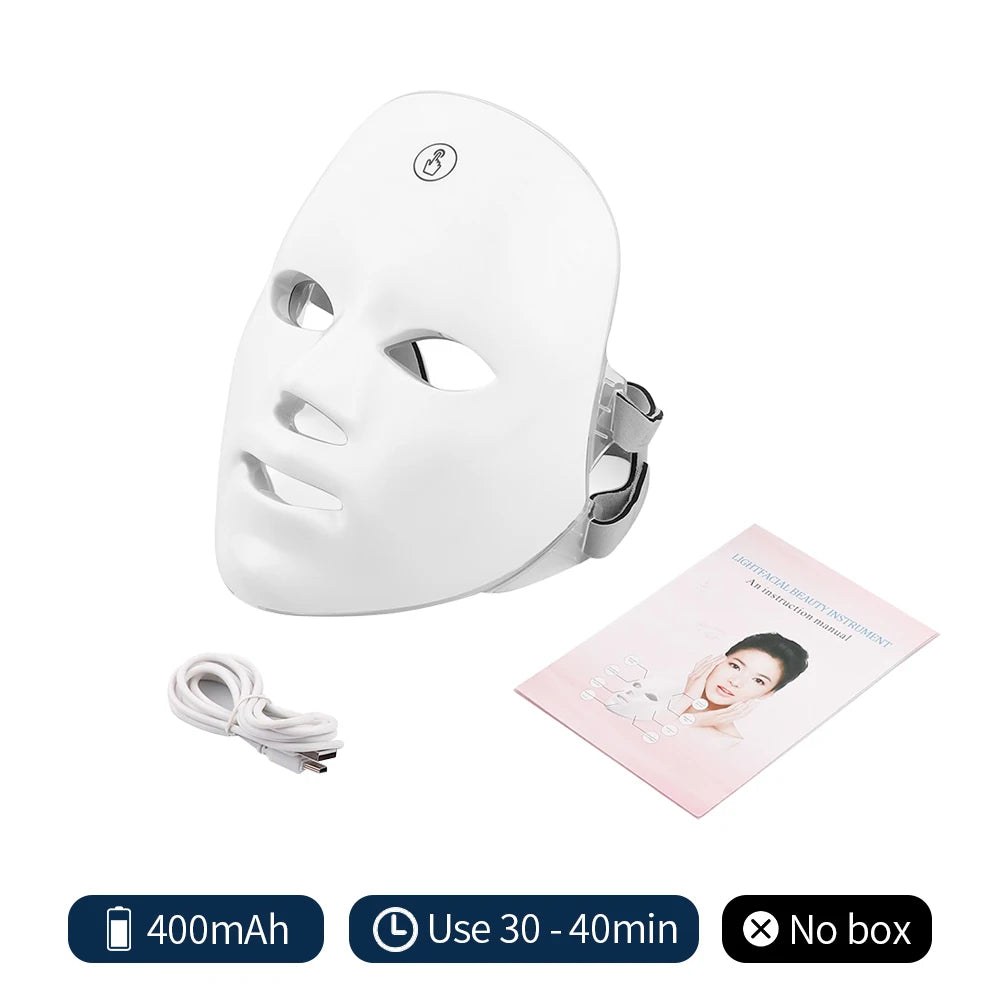 Masque LED Photothérapie 7 Couleurs™