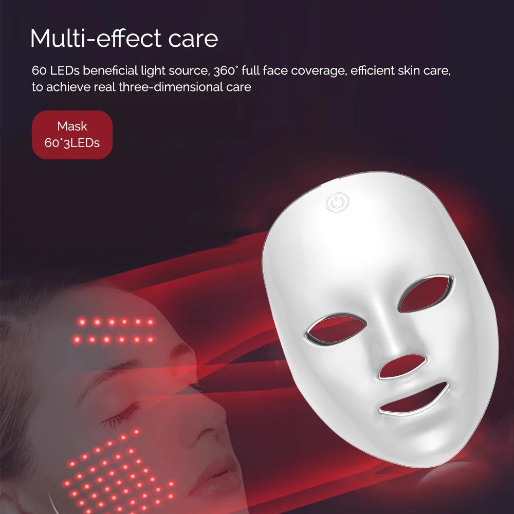 Masque LED Photothérapie 7 Couleurs™